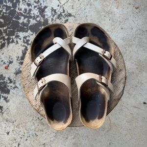 BIRKENSTOCK MAYARI BIRKO FLOR IN GRACEFUL TAUPE